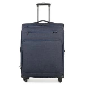 Rock Madison Cabin Lightweight Expandable 4-Wheel Suitcase - Navy