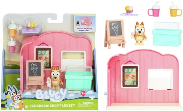 Bluey S10 Ice-cream Shop Mini Playset