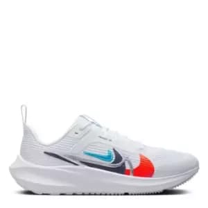 Nike Air Zoom Pegasus 40 PR Big Kids Road Running Shoes - White