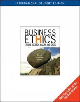 Business Ethics by O. C. Ferrell Paperback