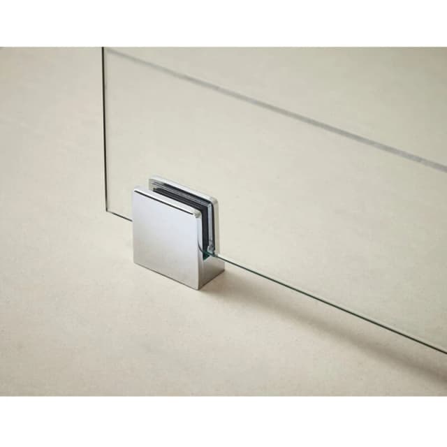 NUIE Nuie Chrome Wetroom Shower Screen Support Foot & Wall Bracket - WRSF001 5055275823958