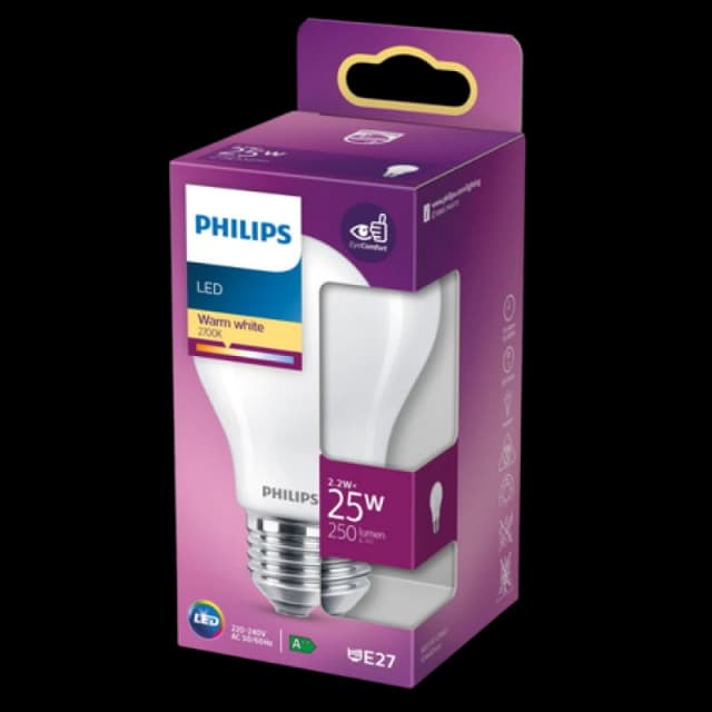 Philips Warm White LED Bulb E27 a 25 W PHIL-12082.01