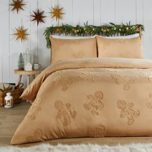 Duvet Day Gingerbread Tufted Soft Touch Duvet Set, Single, Ginger
