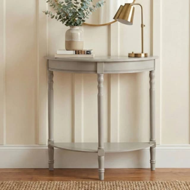 Orsina Heritage Vintage Grey Pine Console Table