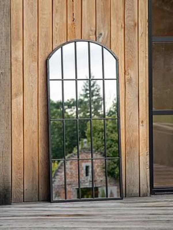 Crossland Grove Henlow Outdoor Mirror Black 5.05941E+12