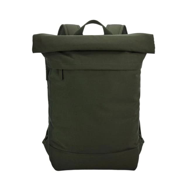 Bagbase Mens Simplicity Roll Top 15L Backpack in Green Green Male