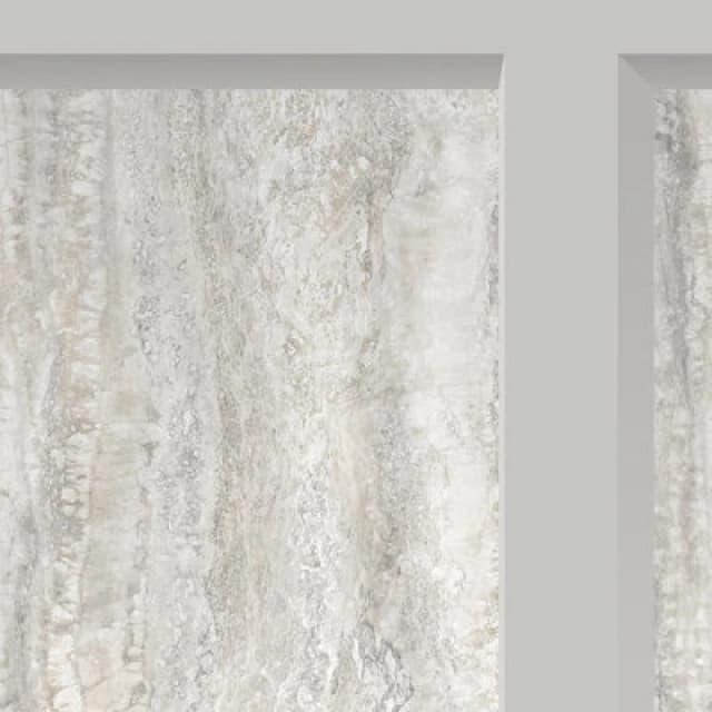 MURIVA Muriva - Eterna Marble Panel Taupe Wallpaper 186502 - Wooden Panel Granite Stone WL-186502