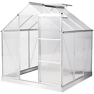 OutSunny New Greenhouse Outdoors Waterproof Silver 1930 mm x 1880 mm x 2080 mm