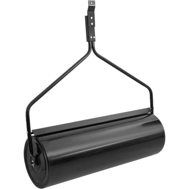 vidaXL Garden Lawn Roller Black 63 L Iron, Black 154466