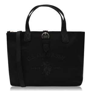 US Polo Assn Small Tote Bag - BLACK 000