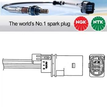 1x NGK NTK Oxygen O2 Lambda Sensor LZA07-AU1 LZA07AU1 (1772)