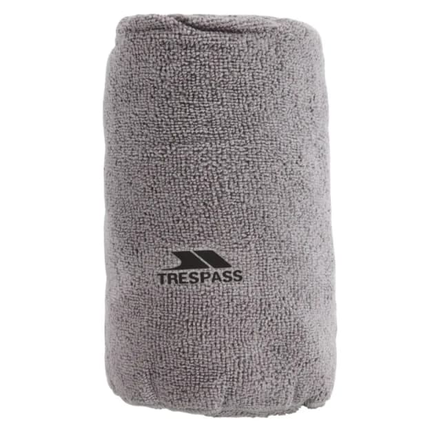 Microfiber towel Trespass Transfix Gris Unisex TU