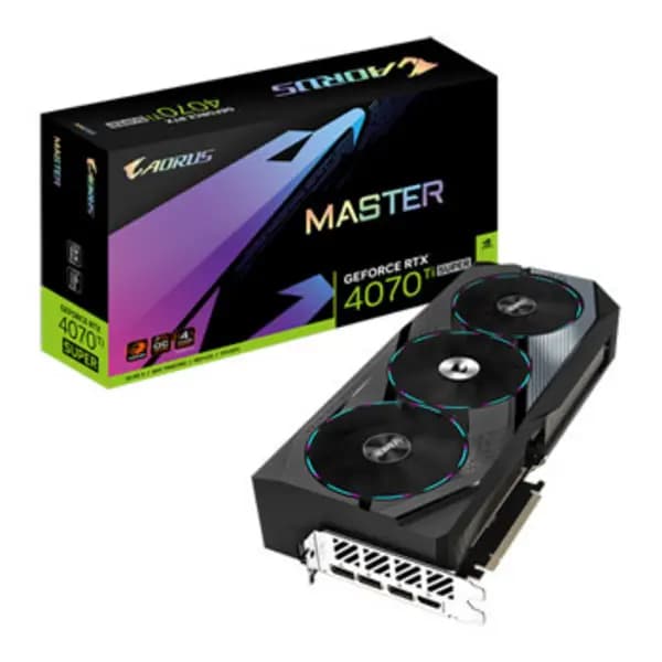 Gigabyte Gigabyte AORUS GeForce RTX 4070 Ti SUPER MASTER 16G NVIDIA 16GB GDDR6X GV-N407TSAORUS M-16GD