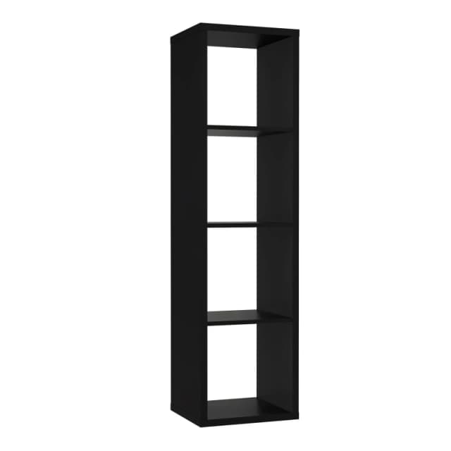 Furniture To Go Mauro 3 Shelves Storage Unit in in Black Unisex