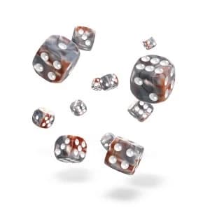 Oakie Doakie Dice D6 Germicide (Silver Rust)