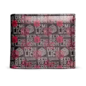 HASBRO Dungeons & Dragons Symbols All-over Print Bi-fold Wallet Multi-colour (MW551380HSB)