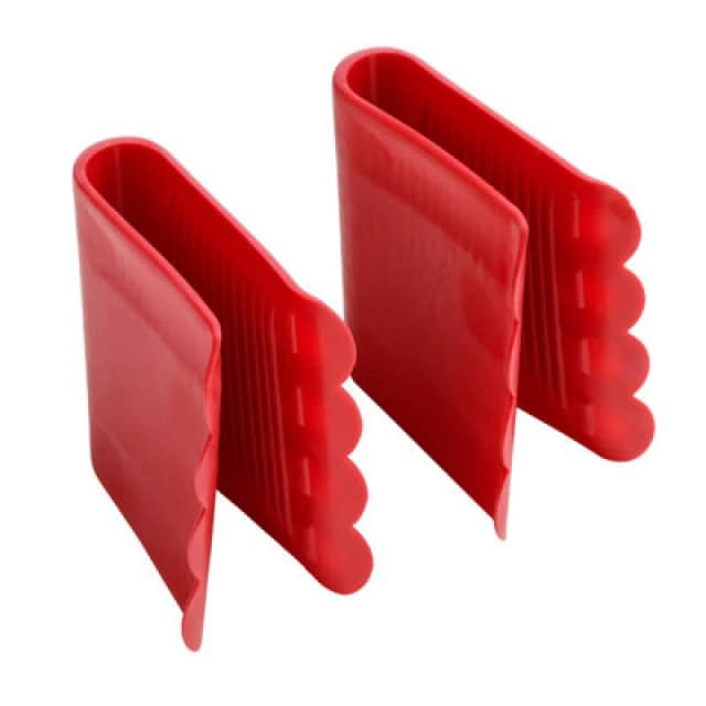 Premier Housewares Dora Set of 2 Anti Scald Grips Red
