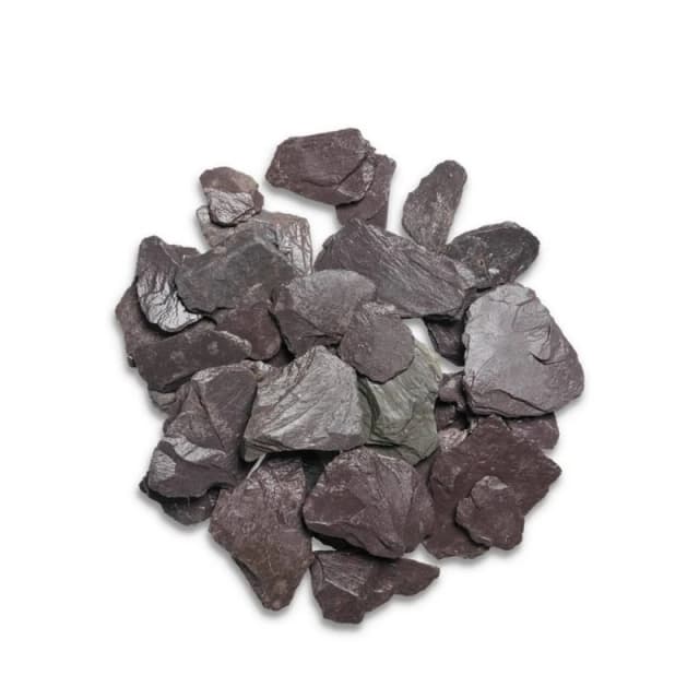 Altico Garden Products Ltd 20 mm Bulk Bag 850 kg Slate - Blue Coloured Slate Chips in Dark Grey Dark Grey Unisex One Size