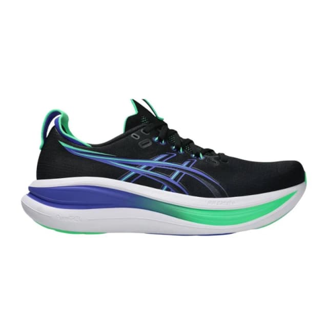 Asics Gel-Nimbus 28 Shoes Black Blue SS26, Size 43,5 - EUR