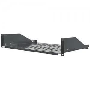 Intellinet 19" Cantilever Shelf 2U Fixed Depth 350mm Black.