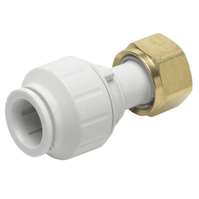 JOHN GUEST SPEEDFIT John Guest Speedfit - Straight Tap Connector 15mm x 1/2' (Pack of 5) 606160