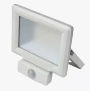 Robus Hi-Lume 10W LED Floodlight With PIR Sensor IP65 White 4000K - RHL1040P-01