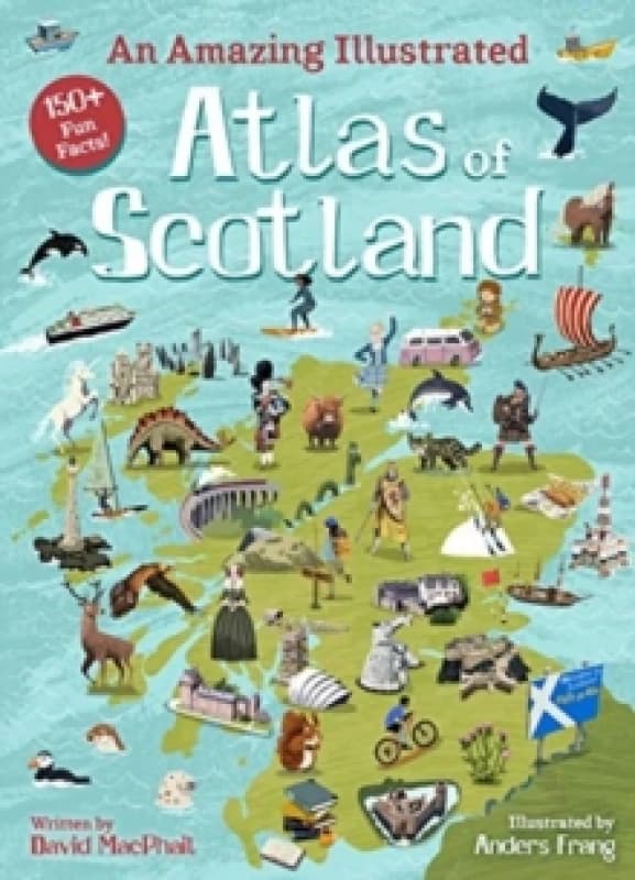 David MacPhail An Amazing Illustrated Atlas of Scotland Book Multi unisex