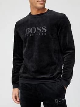 Hugo Boss Velour Sweatshirt Black Size L Men