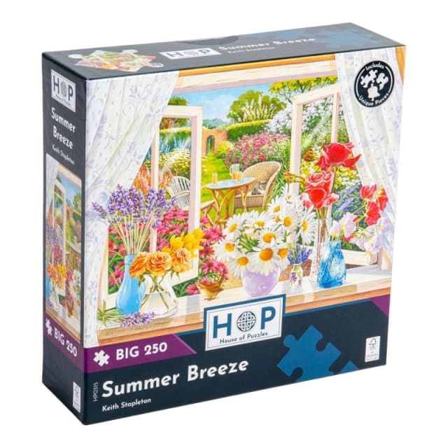 The House Of Puzzles Summer Breeze, BIG 250 Piece Jigsaw Puzzle Multi unisex
