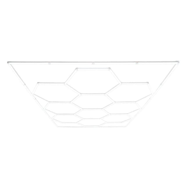Monstershop Hexagon LED Lighting x 10 in White Size: Large White Unisex Large