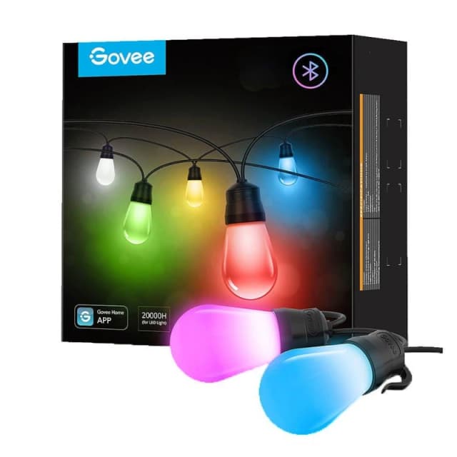 GOVEE Govee RGBW Outdoor String Lights (15m) - Multi Multi One Size