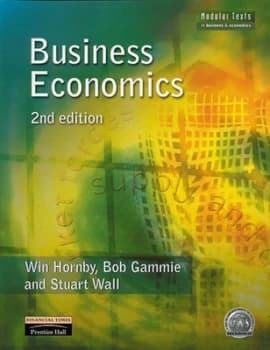 Business Economics by Win Hornby Paperback