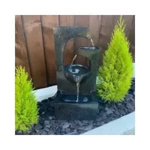 Tranquility Water Features - Compact Ebony Mains Powered Water Feature