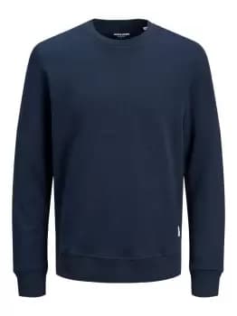 JACK & JONES Basic Crew Neck Sweatshirt Men Blue