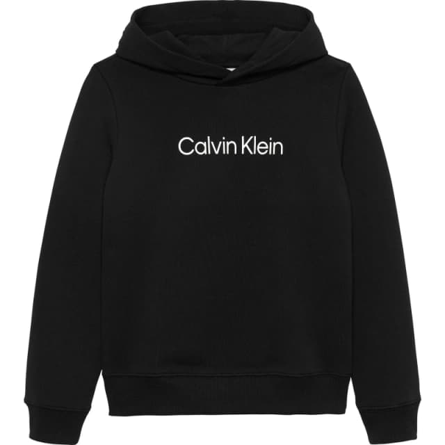 Calvin Klein Jeans Kids Inst Logo Pull Over Hoodie CK Black BEH male 14Y
