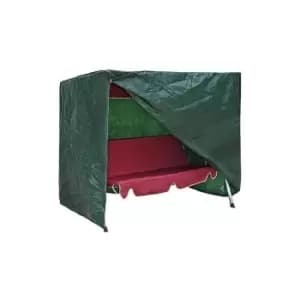 Hammock Outdoor Furniture Cover, Large Heavy Duty Green Weatherproof Covers UV Protected Secure Drawstring