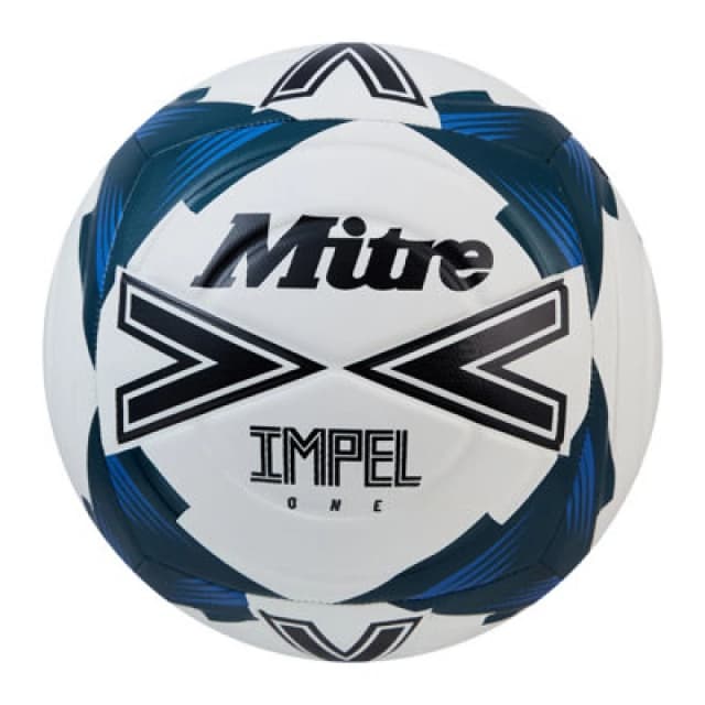 Mitre Impel One Football White/black/tidal Teal (2)