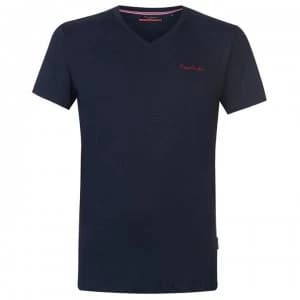 Pierre Cardin V Neck T Shirt Mens - Navy
