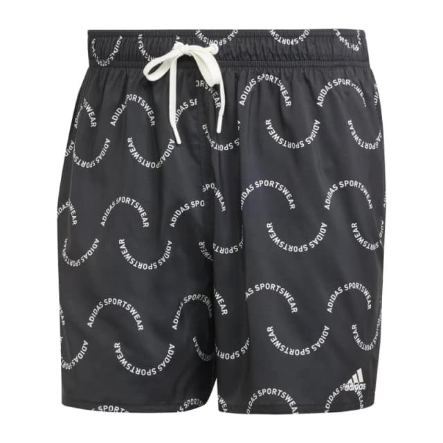 adidas Wave Logo CLX Swim Shorts - Black S