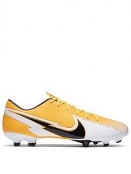 Nike Mens Mercurial Vapor 13 Academy Firm Ground Football Boot, Orange/White, Size 10, Men