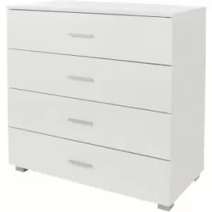Losoy White 4 Drawer Chest Of Drawers