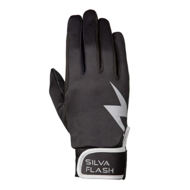 Hy Mens Silva Flash Riding Gloves in Black Size: XS Black Male XS