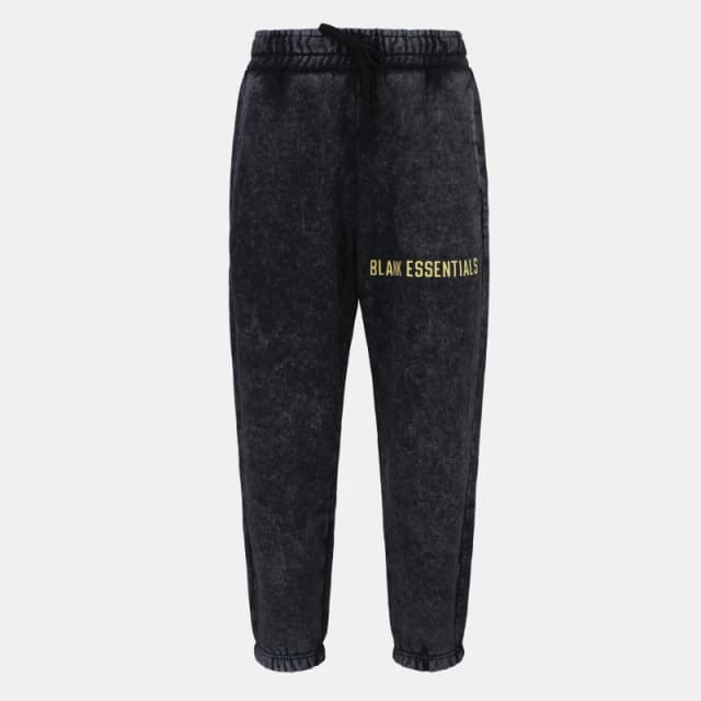 Blank Essentials College Joggers Washed Black male X Large