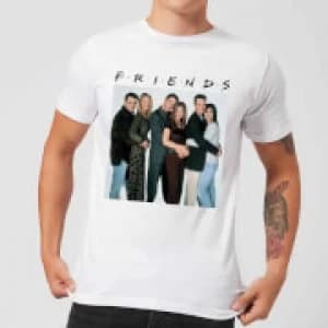 Friends Group Shot Mens T-Shirt - White - 3XL