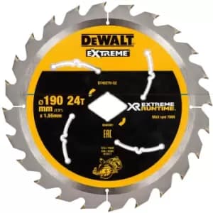 DEWALT XR Extreme Cordless Diamond Bore Saw Blade For DCS577 190mm 24T 30mm