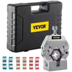 VEVOR 71550 Portable Manual Hydraulic Pipe Press Hose Crimping Tool and Repaire Crimper Tools Manually Operated A/C Hose Crimper Tool Kit Durable with