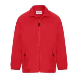 Absolute Apparel Heritage Full Zip Fleece (M) (Red)