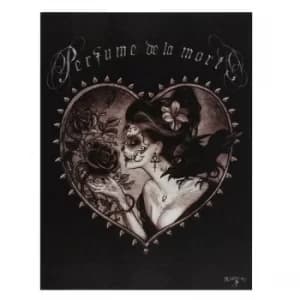 Alchemy Perfume de la Mort Canvas Plaque