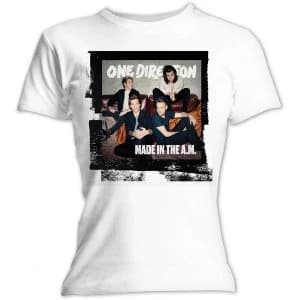 One Direction - Made in the A.M. Womens Large T-Shirt - White