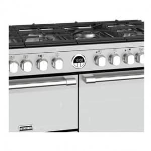 Stoves 444444492 Sterling S1000DF 100cm Dual Fuel Range Cooker in St S
